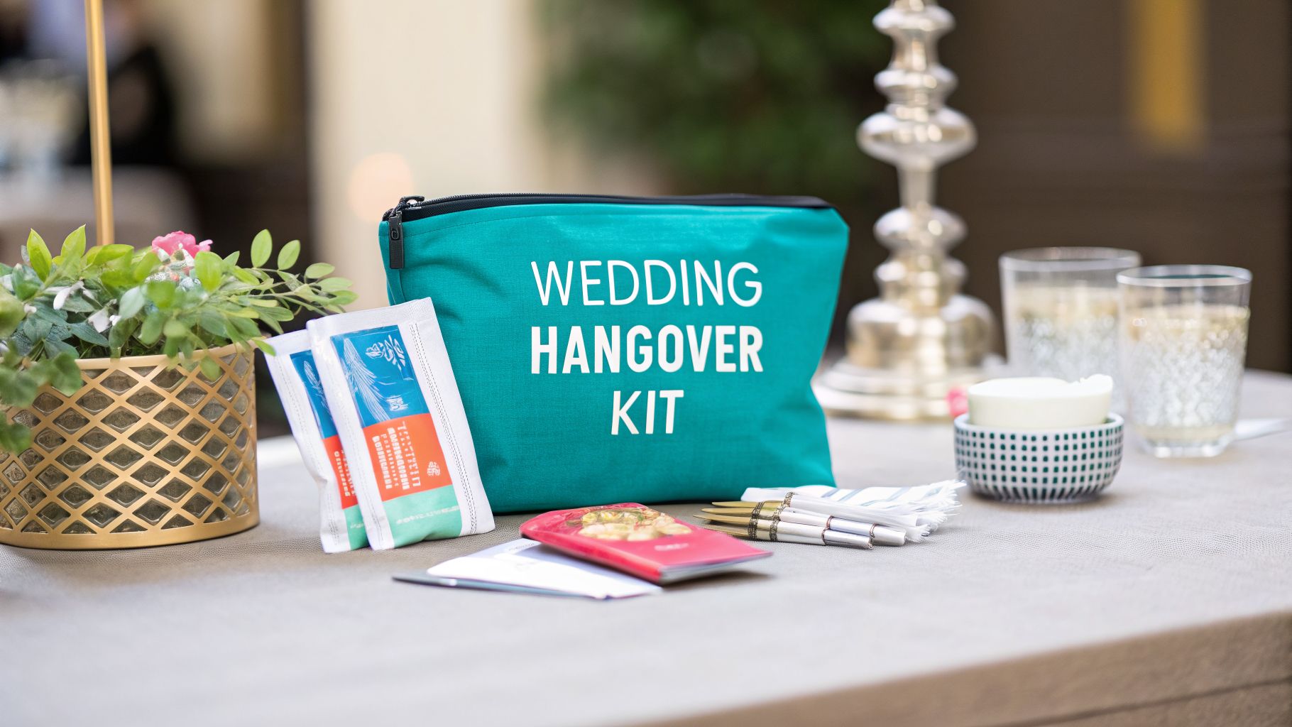 Your Guide to the Perfect Hangover Kit Wedding Favor - Upside Hangover Jelly