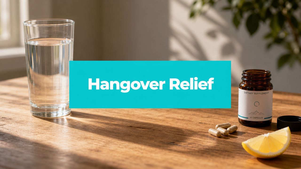 Hangover Relief Supplements: Your 2026 Guide - Upside Hangover Jelly
