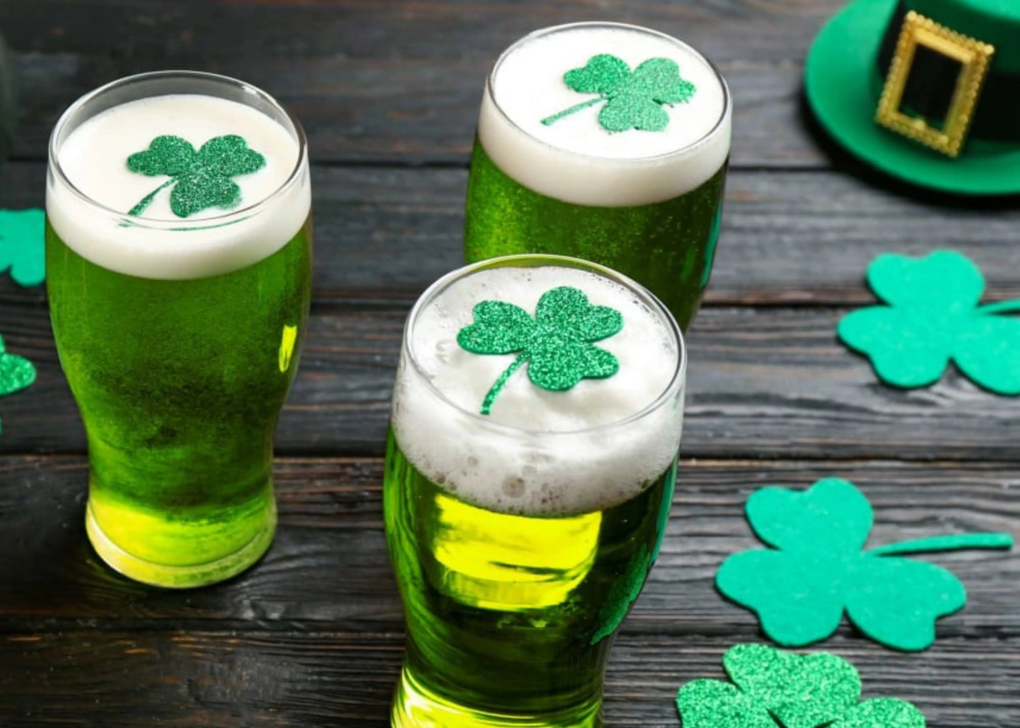 How To Make Green Beer for St. Patrick's Day - Upside Hangover Jelly