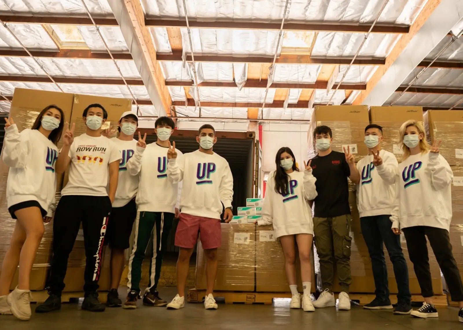 Upside Health Inc Donates 200,000 Face Masks to USC - Upside Hangover Jelly