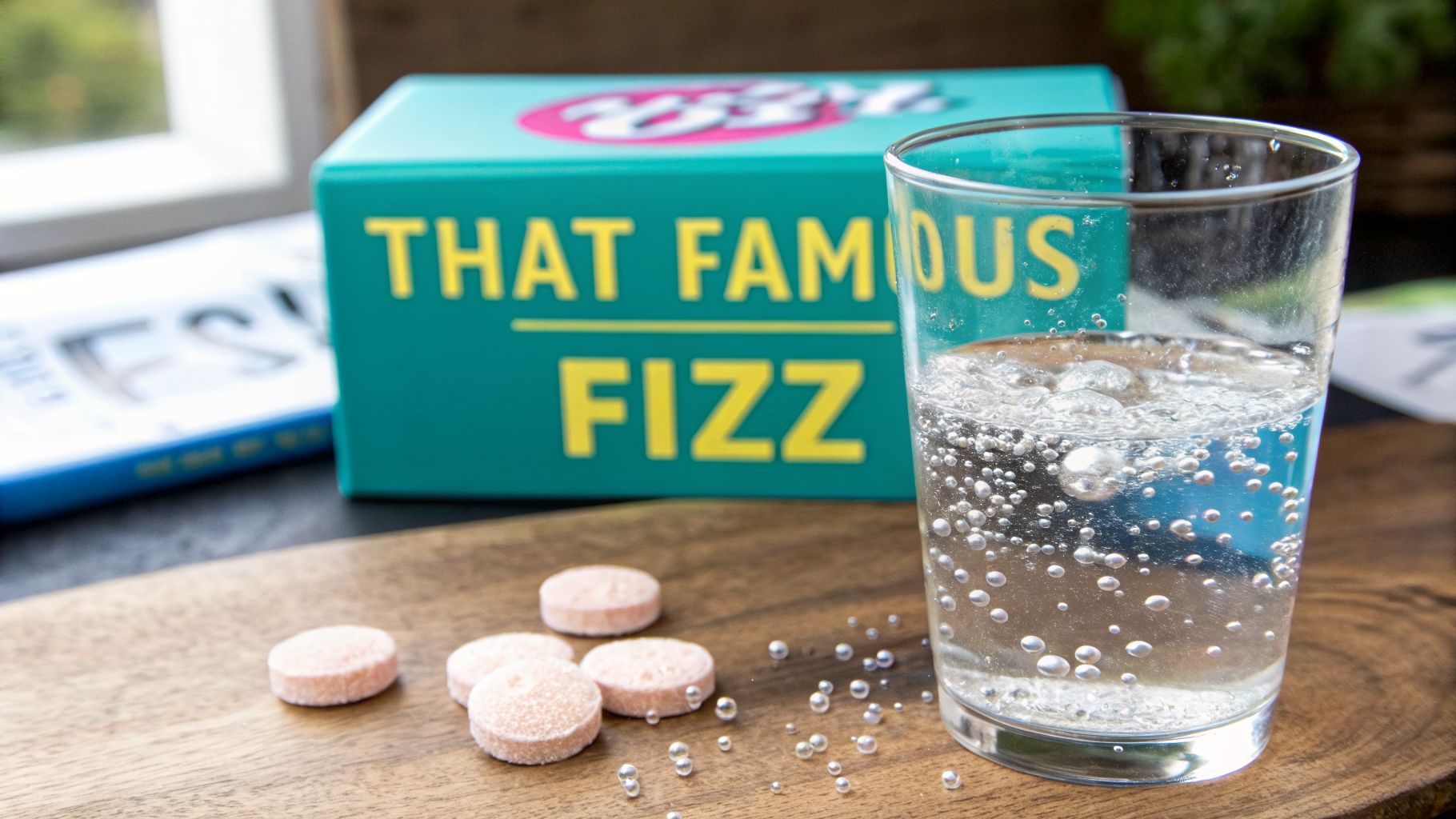 Water and Alka Seltzer Your Guide to That Famous Fizz - Upside Hangover Jelly