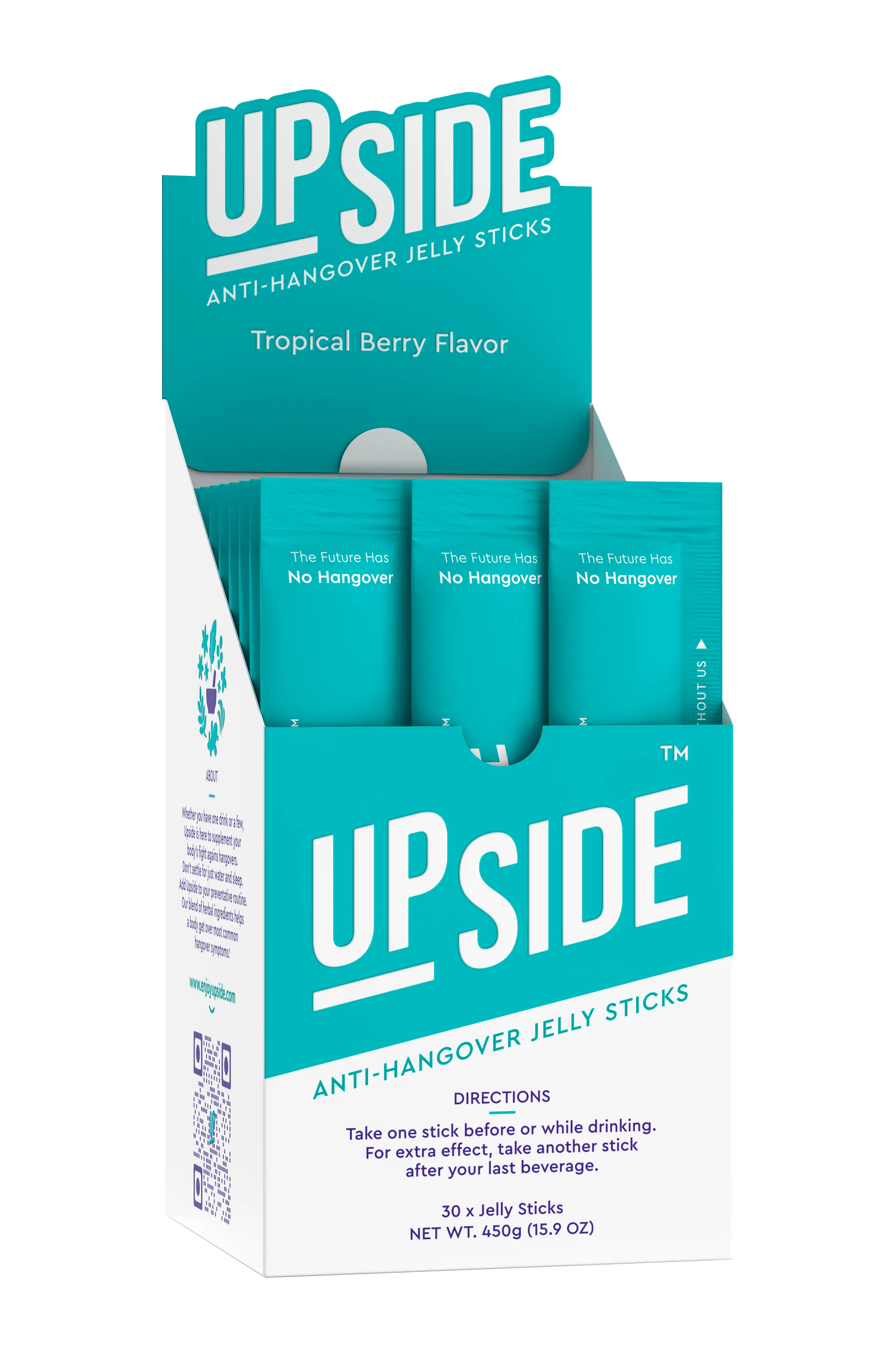 Upside Hangover Sticks - Party Box (30-Pack) (Best Value!) - Upside Hangover Jelly